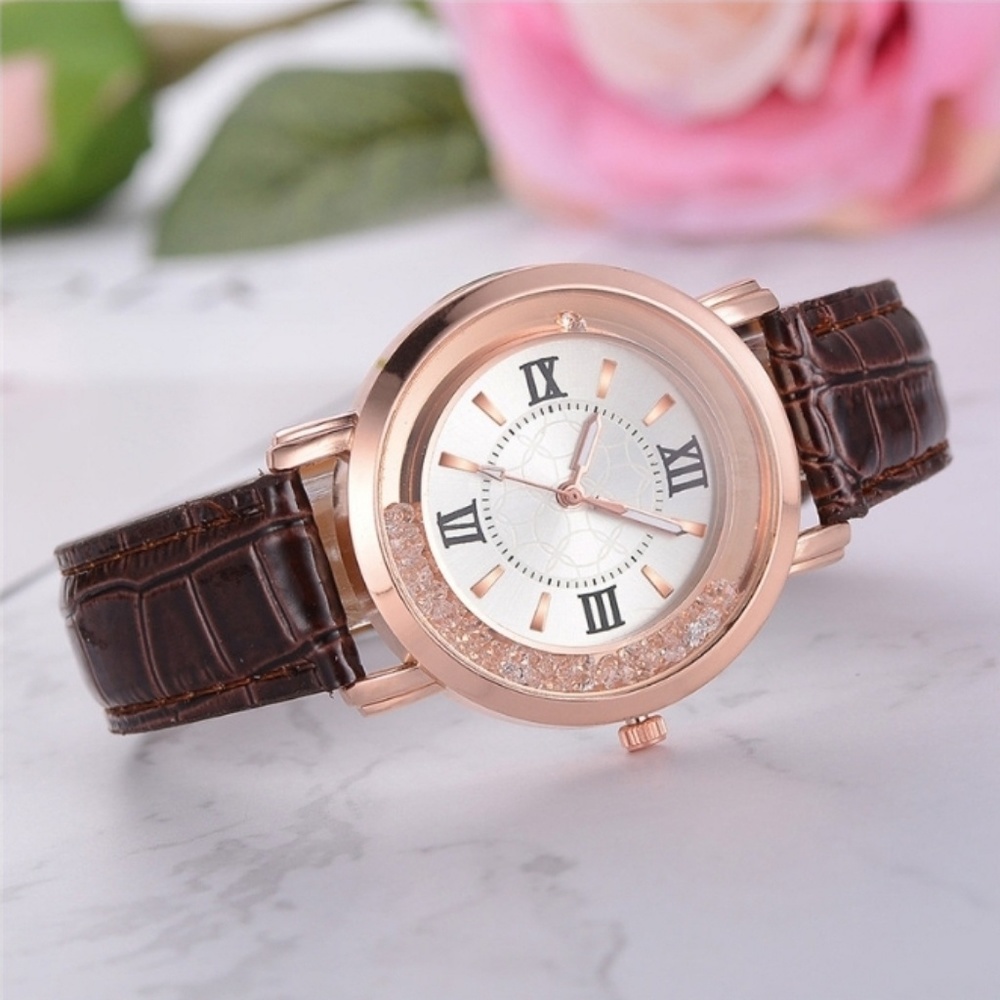 NEW LUCCA Luxury Crystal Watch - Picture 3 of 3